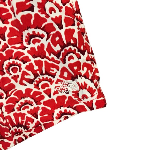 THE NORTH FACE Class V Pull On Mens Shorts XL Rococco Red Ashbury Floral Print - Picture 3 of 9